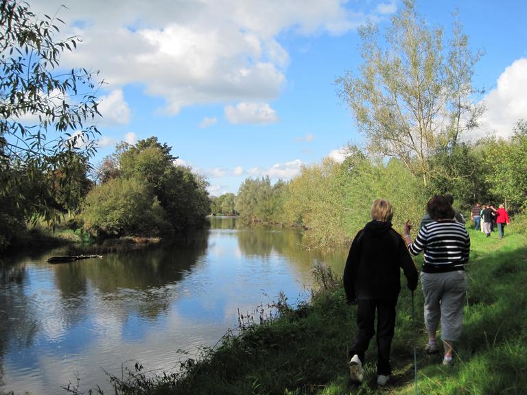 River Nore Walk opening- on the trail.JPG